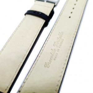 Curea de Ceas din Piele Veritabilă de Crocodil – Lux Autentic Fleurus France (18mm, 20mm, 22mm) - Img 4