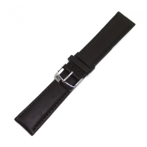 Curea de ceas maro Morellato textil + piele 18mm 20mm WZ3583 - Img 3