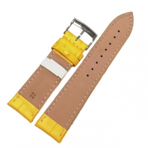 Curea de ceas Morellato Bolle Alligatore Calf - Culoare Galbena - 18mm 20mm 22mm 24mm - A01X2269480098CR - Img 2
