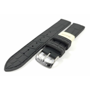 Curea de ceas Morellato CrocoRubber Silicon Black 20mm A01X4512187819CR - Img 3