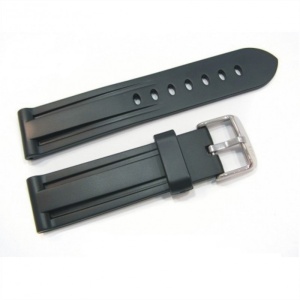 Curea de ceas Morellato Mariner Gomma Morbida - Silicon, culoare neagra - 22mm - A01U2859198019CR - Img 2