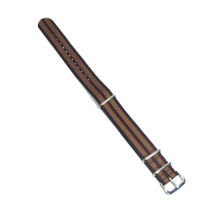 Curea de ceas Nato Negru Rosu si Verde 20mm 22mm N20 - Img 2