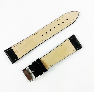 Curea de ceas Neagra din piele naturala - 18mm, 20mm, 22mm - WZ3390 - Img 4