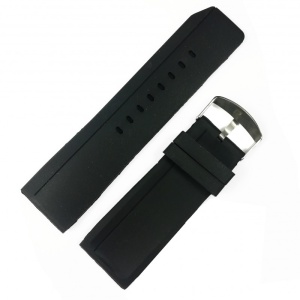 Curea de ceas Neagra din Silicon - 26mm, 28mm, 30mm - WZ3635 - Img 3