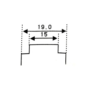 Curea de ceas originala Casio din silicon 19mm/15mm 10177113 LW-201 - Img 2