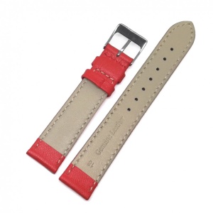 Curea de ceas - Rosie - Piele Naturala - 12mm, 16mm , 18mm - GR407 - Img 2