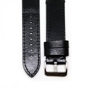 Curea de ceas XXL din piele neagra 18mm 20mm 22mm 24mm C3135 - Img 3