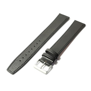Curea de ceas XXXL din piele naturala neagra 22mm C3625 - Img 4