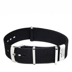 Curea Morellato tip NATO Band Nastro Cannete Culoare Neagra 18mm 20mm 22mm 24mm A01U3972A74019CR - Img 3