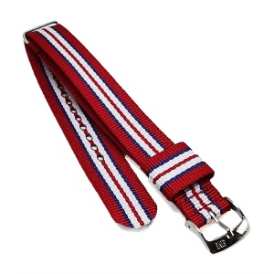 Curea Morellato tip NATO Evolution Nastro Cannete Red White Blue 18mm 20mm 22mm A01X4737A74864CR - Img 2