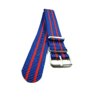 Curea NATO Material Textil Rosu Albastru 18mm 20mm 22mm - Img 4