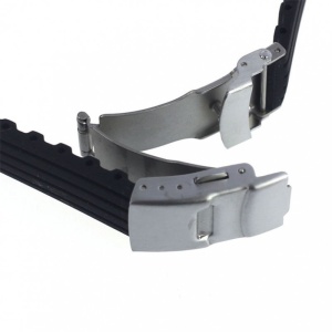 Curea Silicon Cu Închidere Deployant (Fluture) | 18mm, 20mm, 22mm, 24mm | Confort Premium - Img 3