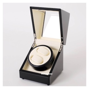 Cutie Intoarcere Ceasuri Automatice - Watch Winder 2+0 BW / Carbon WW1985 - Img 6