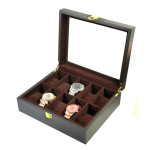 Cutie Neagra pentru 10 ceasuri cu interior mov - Img 6