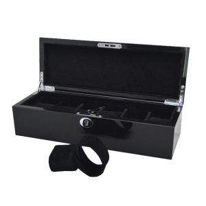 Cutie organizare 6 ceasuri Lemn TOP Black - Img 1