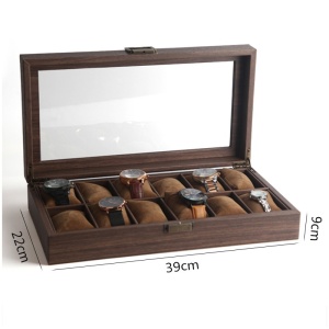 Cutie pentru 12 ceasuri Tabacco Brown - Culoare Maro - WZ4320 - Img 5