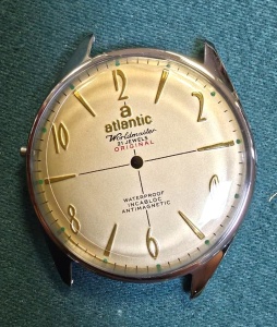 Kit Reparație Ceas Atlantic Worldmaster 61476 – Carcasă, Cadran, Geam, Ax, Coronită și Indicatori - Img 5