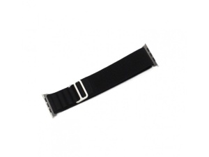 MultiLoop Band pentru Apple Watch – Nylon Elastic – Negru / Crem – G-Hook – 38-49 mm – Confort și Performanță - Img 3