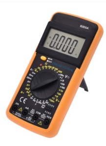 Multimetru Digital VC9205A – LCD, Anti-Șoc, Baterii Incluse – Măsurare Voltaj, Curent, Rezistență, Condensatori, Tranzistori