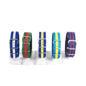Set 5 curele de ceas NATO colorate - 18mm, 20mm, 22mm - WZ5290 - Img 3