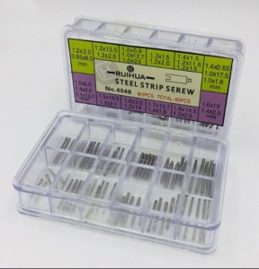 Set 60 Piese – Șuruburi / Pini pentru Curea de Ceas – 12 Mărimi – Metal – Compatibil Rlx - Img 4