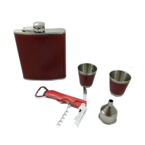 Set Sah cu Ploscă, Pahare și Tirbușon și Pâlnie CD-MH-20 - Img 5