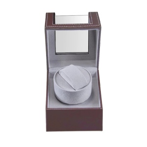 Watch Winder 1 + 0 - Piele Ecologica Maro - WW4209 - Img 4