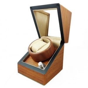 Watch Winder Lemn Natur - Dispozitiv pentru intoarcere ceasuri automatice - WW3145 - Img 2