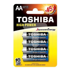 Baterie Alcalina Toshiba AA LR6GCP BP-4 Set 4 Baterii