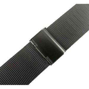 Bratara Ceas Milaneza Negru-antracit din Otel Inoxidabil 16mm 18mm 20mm 22mm 24mm WZ2088 - Img 3