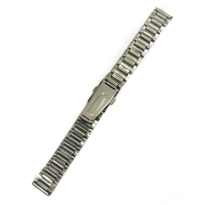 Bratara de ceas Argintie cu butoane laterale 18mm 20mm MT4761 - Img 2