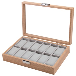 Caseta pentru 12 ceasuri Lemn Natur - WZ3444