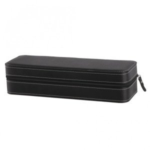 Caseta Transport Ceasuri Piele Ecologica Neagra 6 Spatii PU70 - Img 4