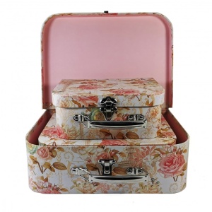 Casete Bijuterii cu Motive Florale Set 3 Bucati WZ369 - Img 2