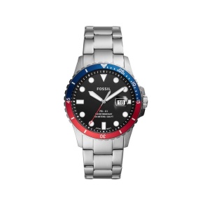 Ceas Bărbătesc Fossil FB-01 FS5657 – Stil Diver cu Bezel Bicolor „Pepsi”