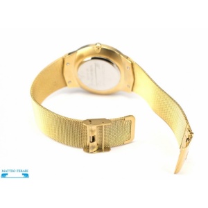 Ceas Bărbătesc Matteo Ferari Elegant II – Auriu / Cadran Albastru – 40 mm – Brățară Milaneză – Quartz Miyota Japonia - Img 2