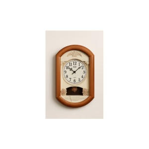 Ceas de Perete cu Pendul „Chips” – Eleganța Timpului, Afișată cu Prestigiu 39cm - Img 2