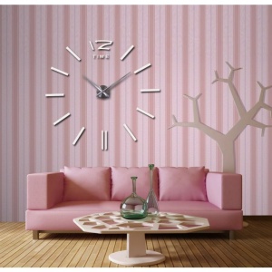 Ceas de perete DIY Auriu / Argintiu - Img 1