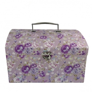 Cufar Bijuterii Cu Motive Florale Set 3 Bucati WZ626 - Img 3