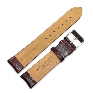 Curea Ceas „Heritage Brown” 7D22 – Piele Naturală Hipoalergenică cu Cusătură Maro (18mm - 24mm) - Img 3
