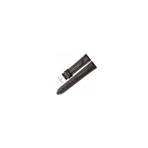 Curea Ceas din Piele Naturală Neagra + Cusatura Alba 8mm 10mm 12mm, 14mm, 16mm, 18mm, 20mm, 22mm, 24mm, 26mm