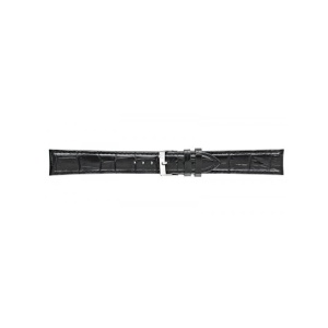 Curea ceas din piele neagra Morellato Basic Bolle 16mm 18mm A01X5203480019CR - Img 1
