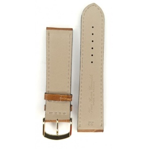 Curea Ceas Fleurus – Premium Made in France – Piele Vițel Maro - Img 2