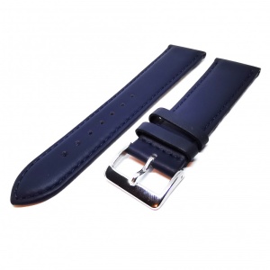 Curea Ceas Fleurus France – Piele Naturală Bleumarin (18mm - 24mm) - Img 3