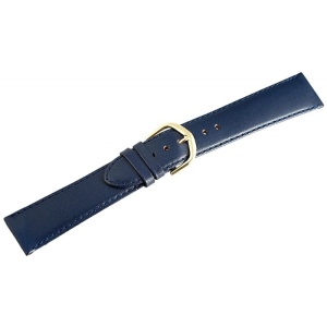 Curea Ceas Piele Ecologica Albastra 20mm 813430300020 - Img 2