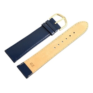 Curea Ceas Piele Ecologica Albastra 20mm 813430300020 - Img 4