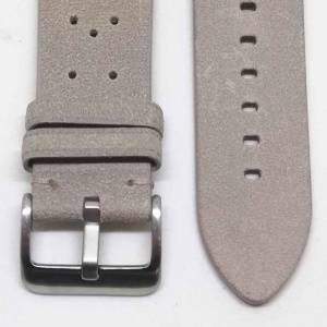 Curea Ceas Piele Naturala Crem 24mm WZ99 - Img 2