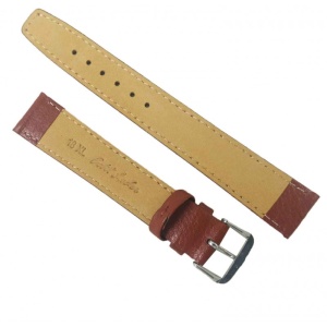 Curea Ceas Piele Naturala Maro XL 18mm WZ2176 - Img 2