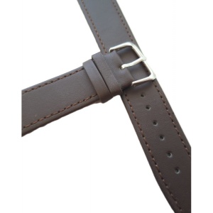 Curea Ceas XXL Piele Ecologică Maro 12-24mm - Img 3