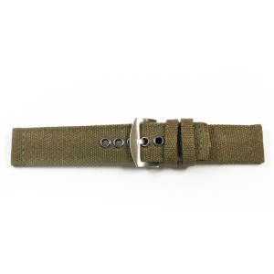 Curea de ceas Bej din material textil 24mm WZ4926 - Img 3